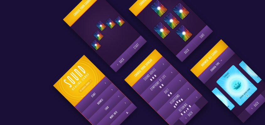 A selection of mobile app screens designed by Square One Digital