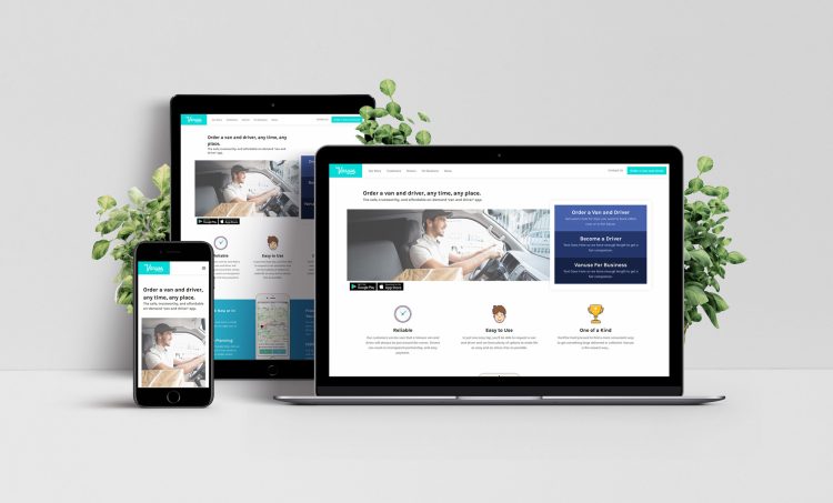 Desktop, tablet and mobile website design mockup by Square One Digital